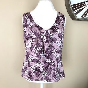 Ann Taylor Loft Sleeveless Tie Top Blouse